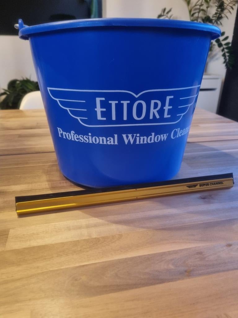 Ettore Super Channel NIEUW + emmer, Maison & Meubles, Seaux, Aluminium, Enlèvement ou Envoi
