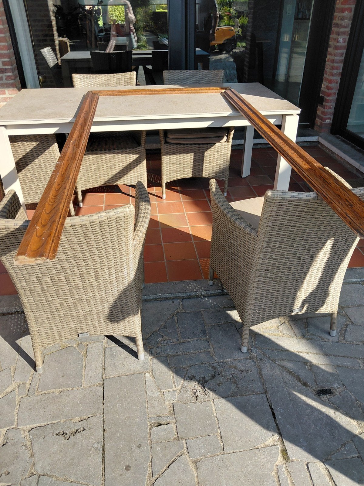 massieve eiken deuromlijstingen, Ophalen, Gebruikt, Eiken
