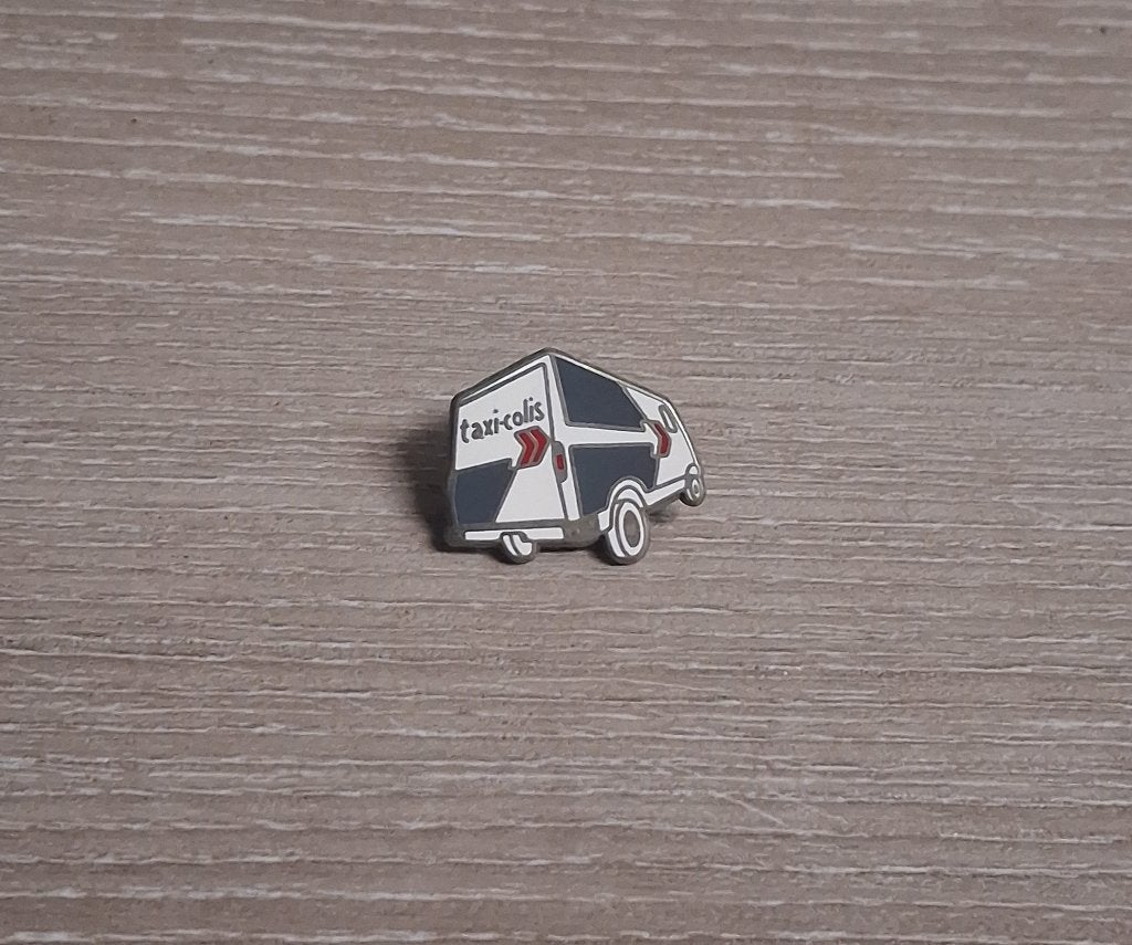 PIN - TAXI-COLLIS - BESTELWAGEN - CAMIONETTE, Verzenden, Gebruikt, Transport, Speldje of Pin