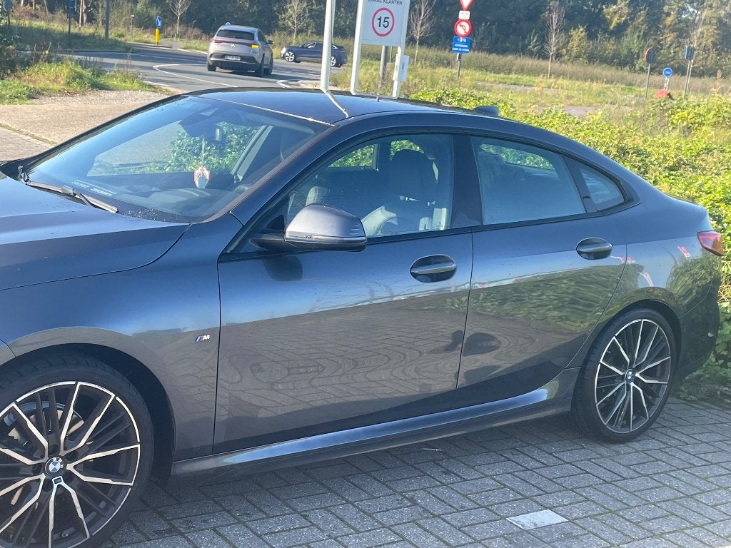 Bmw, Auto's, 4 deurs, Zwart, Leder en Stof, 5 zetels