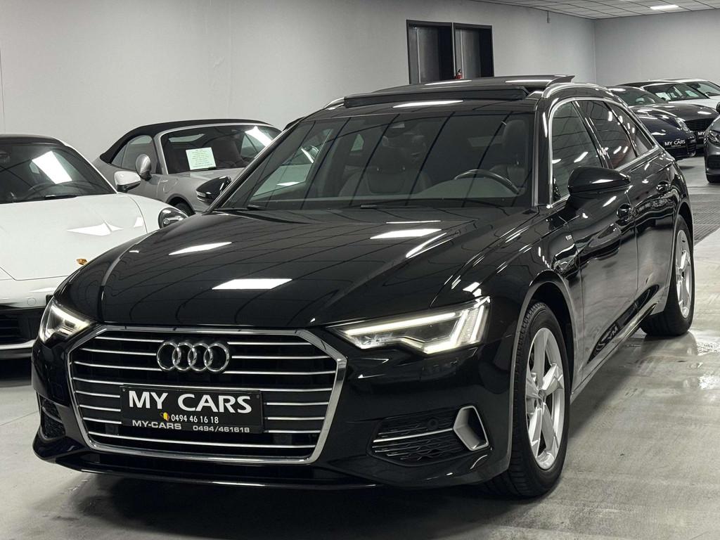 Audi A6 2.0 TDi 163 Cv S-Line Pano Matrix Cuir Camera Full, Euro 6, 4 cilinders, Zwart, 120 kW
