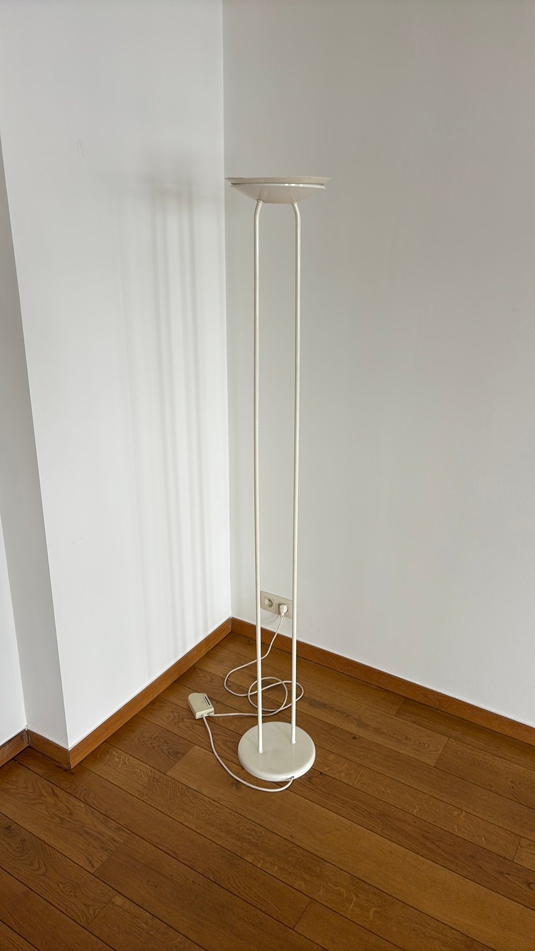 Vintage design staanlamp met halogeen, Ophalen, Gebruikt