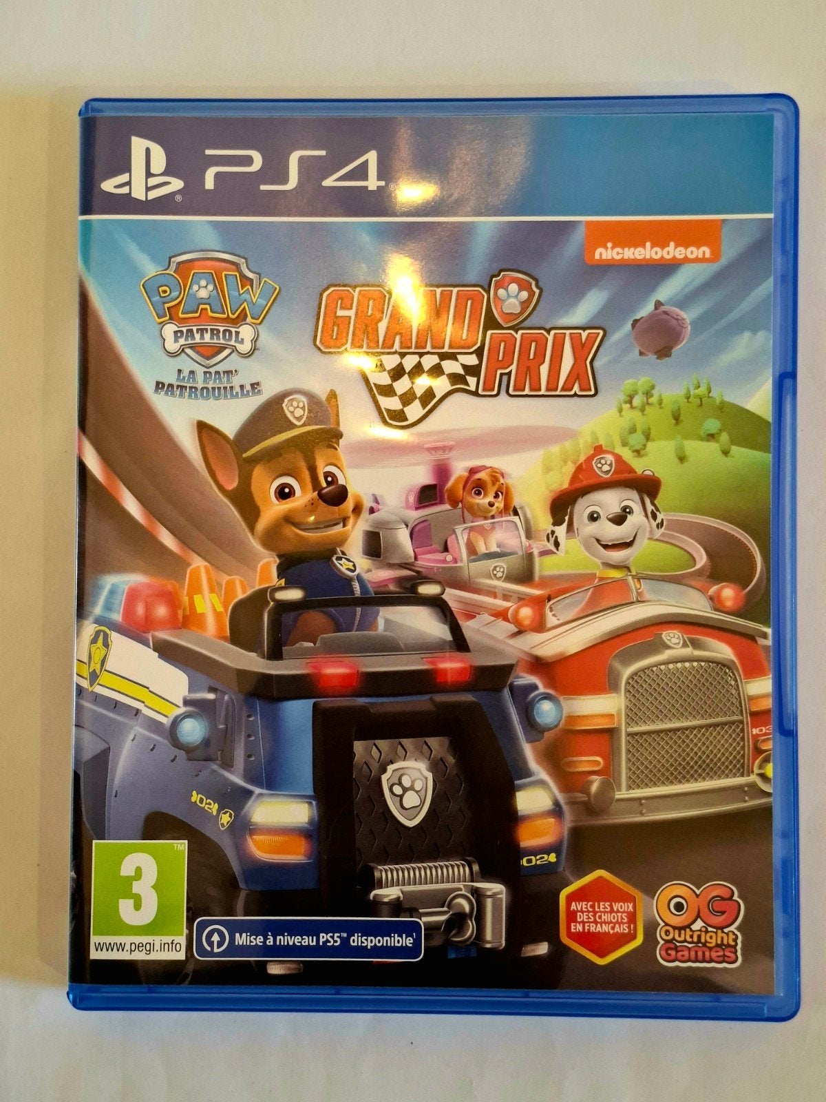Paw patrol Grand prix ps4/ps5, Enlèvement ou Envoi, Comme neuf, Course et Pilotage, À partir de 3 ans
