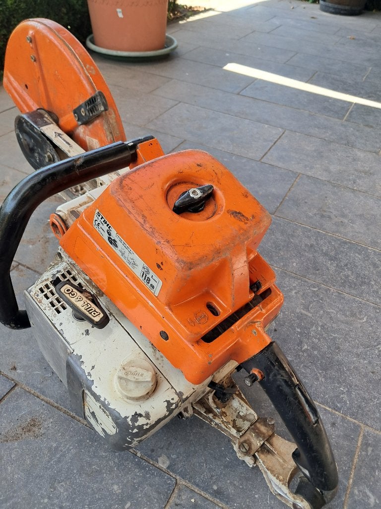Stihl betonzaag, Bricolage & Construction, Enlèvement, Utilisé, Tronçonneuse, Stihl