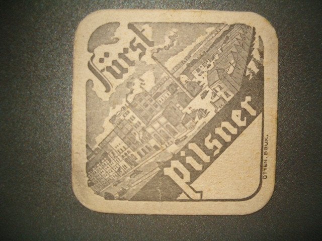 Bierviltje Het Sas Boortmeerbeek : Vooroorlogs : 94 x 94 mm, Ophalen of Verzenden, Gebruikt, Viltje(s)