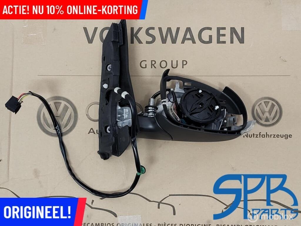 Buitenspiegel Rechts VW Golf Plus VI '09-'13 5M1857508AP NEW, Volkswagen, Nieuw, Ophalen of Verzenden, Volkswagen