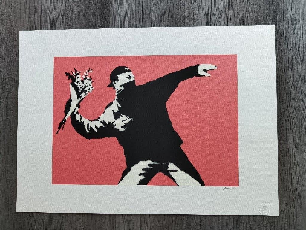 Banksy, Antiquités & Art, Art | Lithographies & Sérigraphies, Édition limitée, Enlèvement ou Envoi, Personnages et figures fantastiques