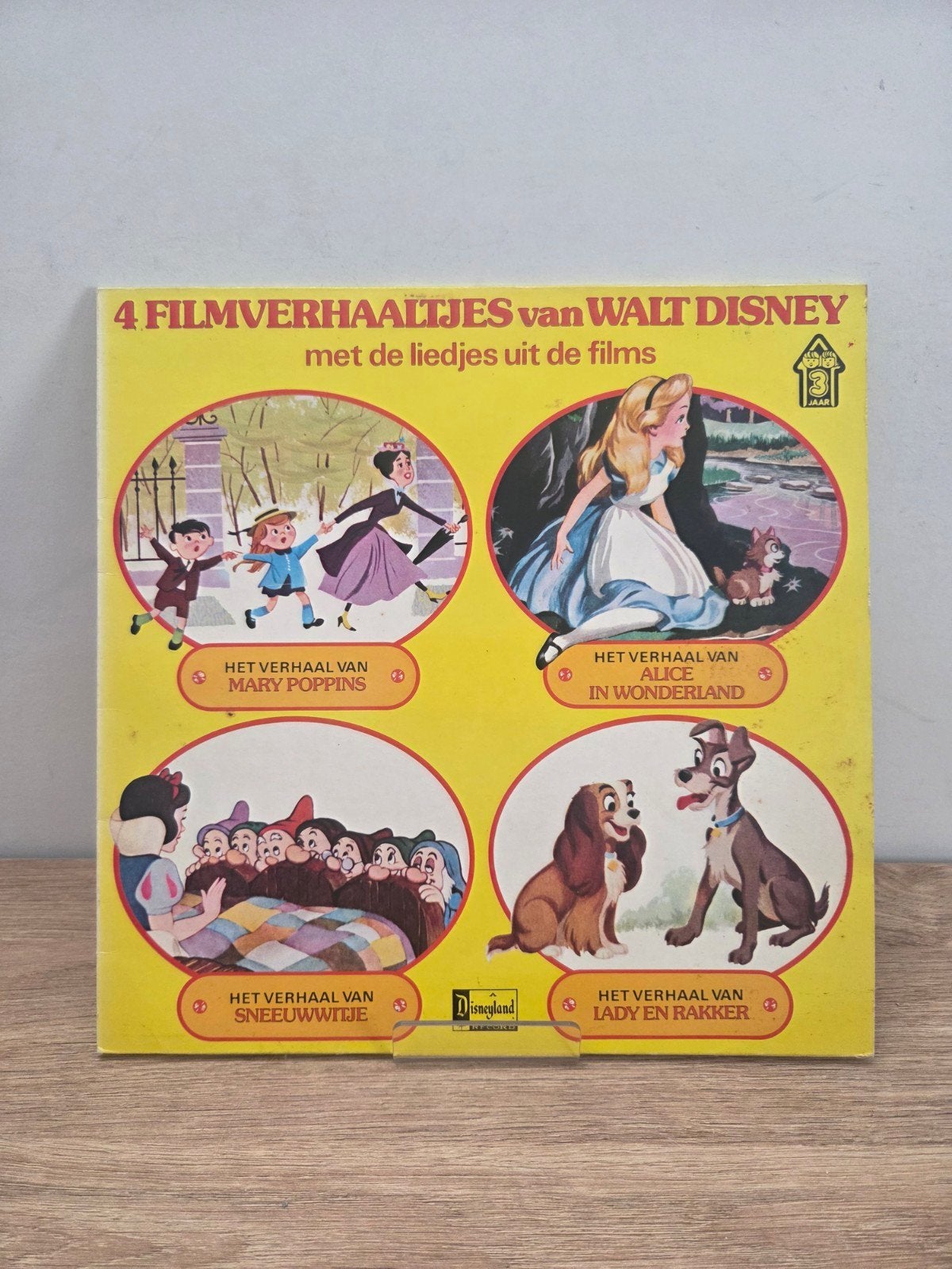 4 Filmverhaaltjes van Walt Disney, CD & DVD, Enlèvement ou Envoi, 12 pouces, LP