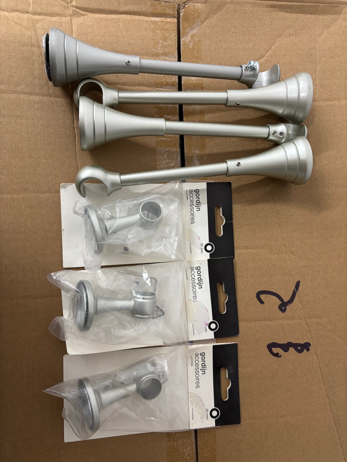 Full curtain rail road with all accessories, Ophalen, Zo goed als nieuw