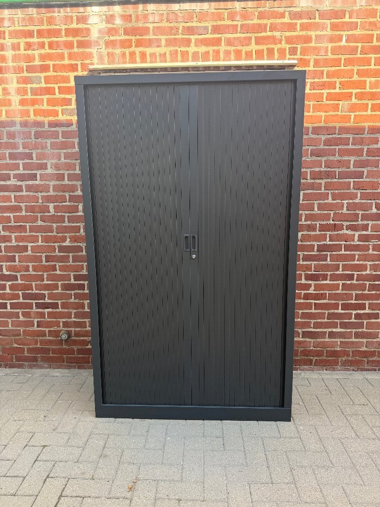 ️ Zwarte / Donker Grijze Dossierkasten / Roldeurkasten, Huis en Inrichting, Ophalen, 100 tot 150 cm, Nieuw, Metaal