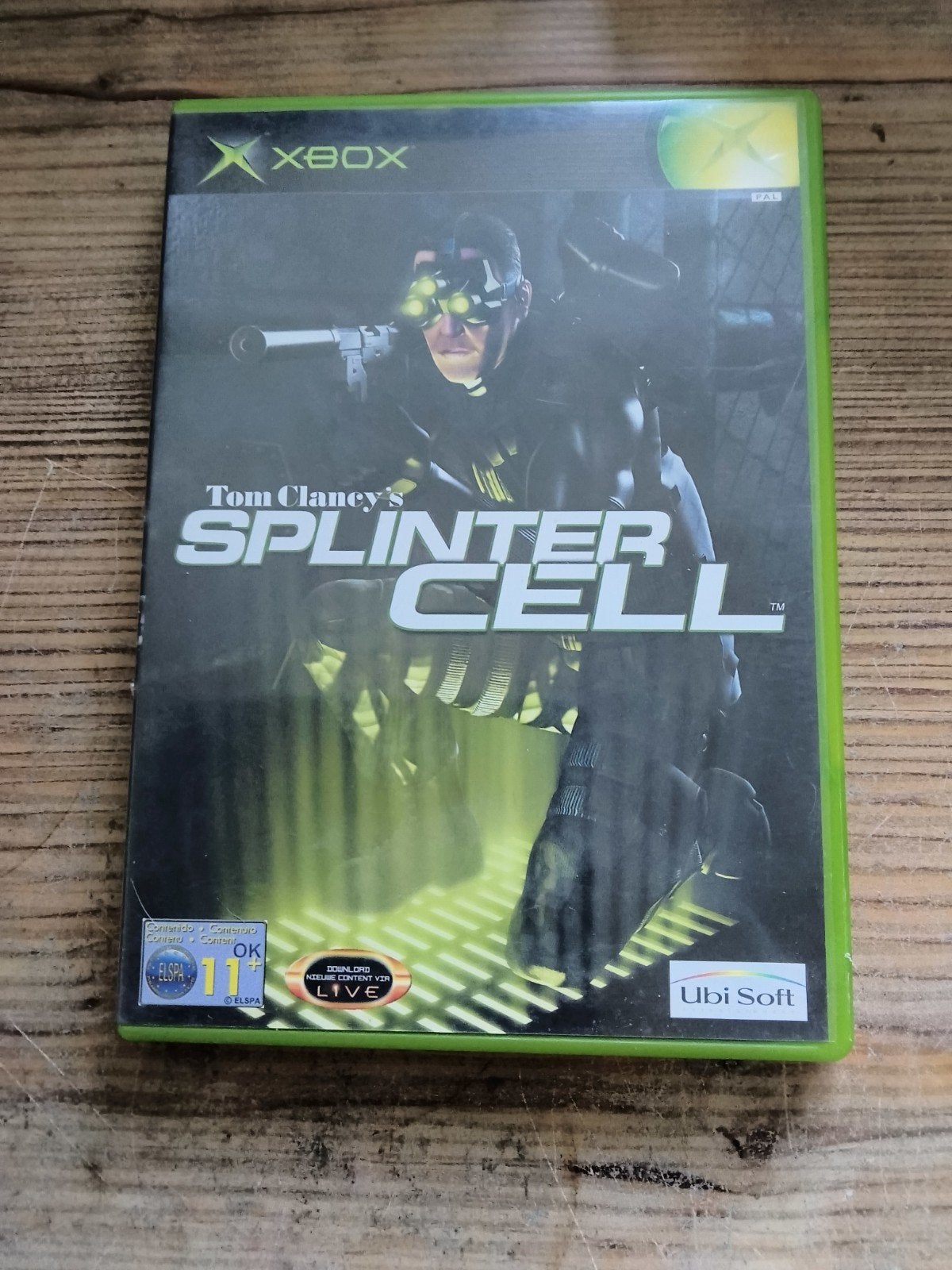 Tom Clancy's Splinter Cell - Xbox Original, Shooter, 1 joueur, À partir de 12 ans, Comme neuf
