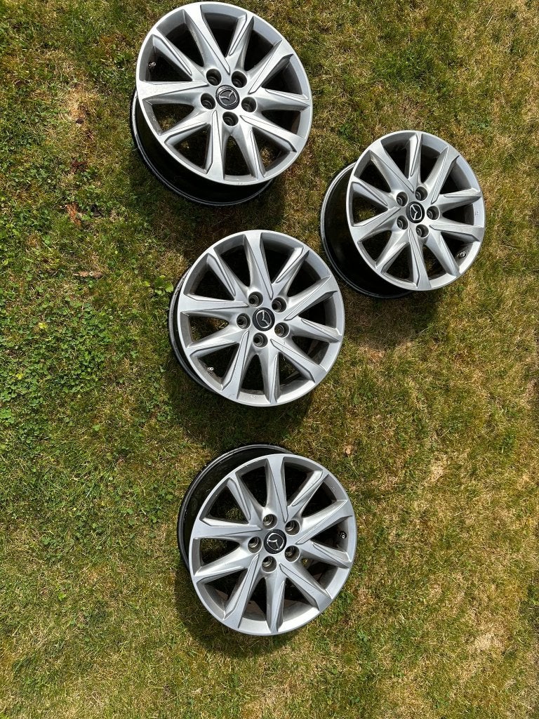 4 originele Mazda CX-5 velgen 17 inch - zonder banden, Auto-onderdelen, Banden en Velgen, Velg(en), Winterbanden, 17 inch, Ophalen
