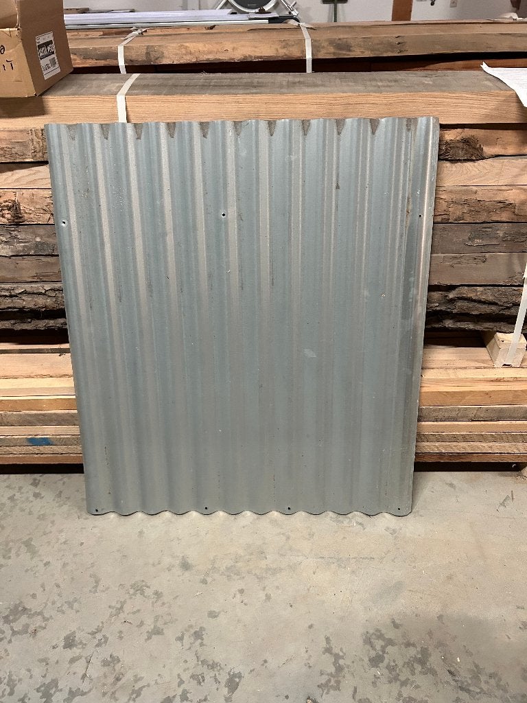 Stalen golfplaat 100 x 89 cm met golf 18 mm, Ophalen, Gebruikt, 15 m² of meer, Golfplaat