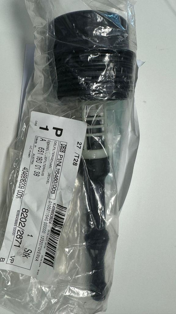 Deksel oliefilterhuis Mercedes A 651 180 01 38, -, Nieuw, Ophalen of Verzenden, -