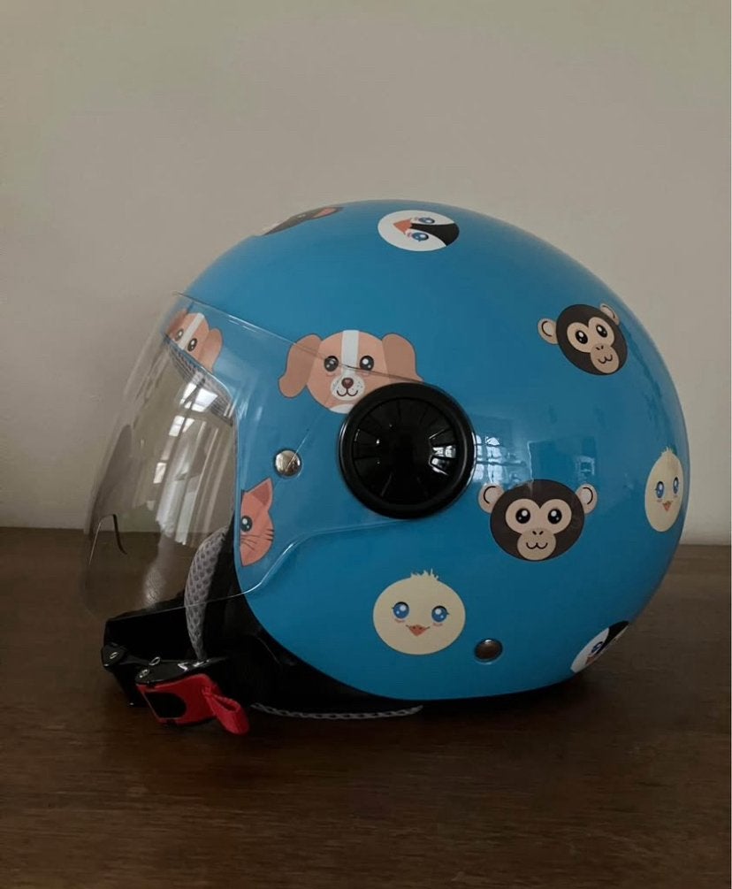 Helm kind/ scooterhelm, Fietsen en Brommers, Brommerhelmen, Ophalen, Nieuw