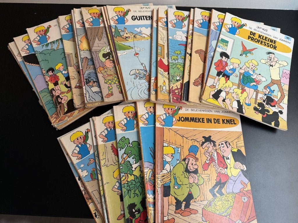 Lot Jommeke strips, Meerdere stripboeken, Verzenden, Gelezen, Jef Nys.