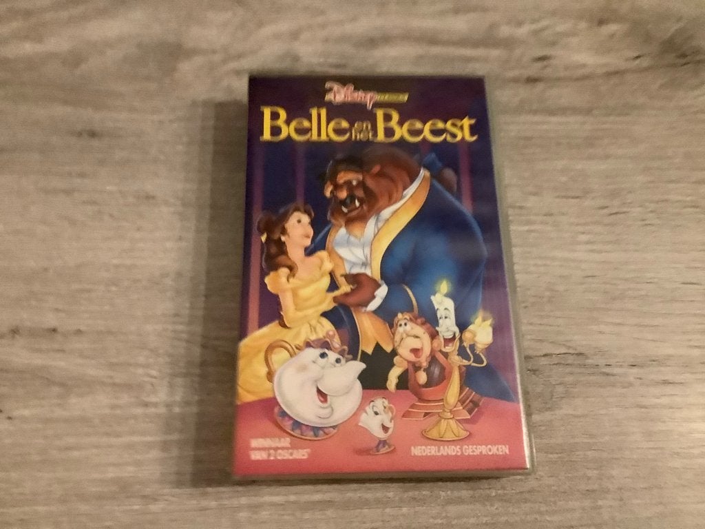 Disney Belle en het beest VHS film (1992), Cd's en Dvd's, Tekenfilm, Alle leeftijden, Zo goed als nieuw, VHS