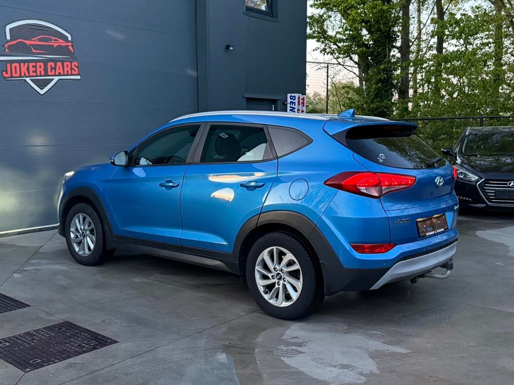 Hyundai TUCSON 1.6 T-GDi Automaat CarPlay Trekhaak ZetelVerw, Automaat, Stof, 4 cilinders, Blauw