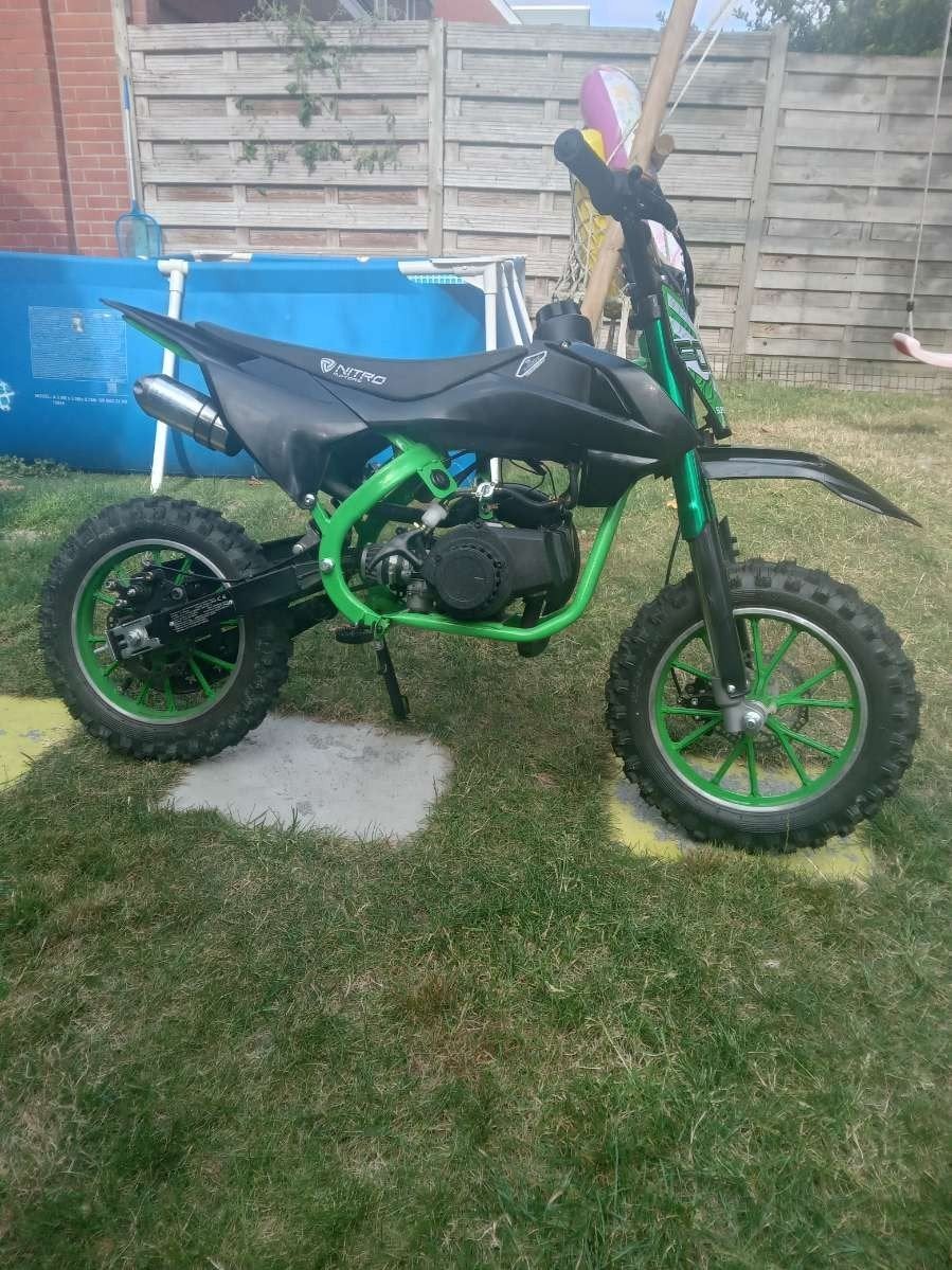 2takt pocket bike, Fietsen en Brommers, Ophalen, Nieuw, 49 cc, Dirtbike