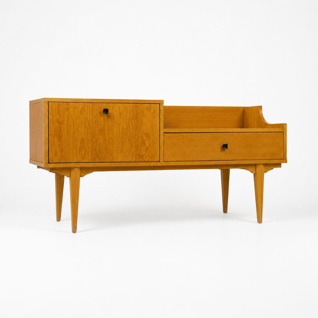 Prachtig vintage audiomeubel, Huis en Inrichting, Ophalen, 100 tot 150 cm, Zo goed als nieuw, Minder dan 100 cm