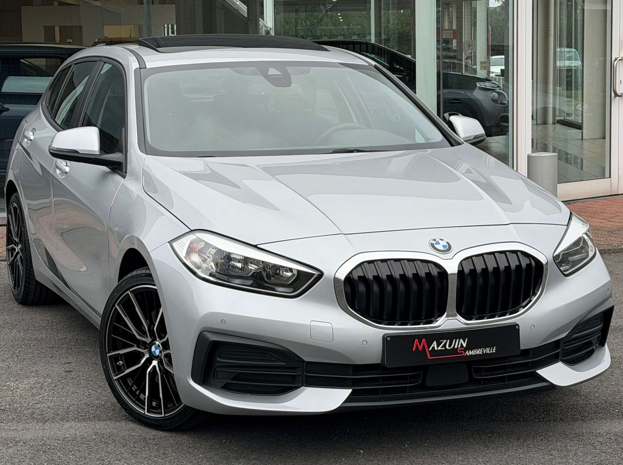 BMW 1 Serie 116 dA * Boite Auto * Toit Ouvrant * Jantes M *, Argent ou Gris, Achat, Volant multifonction, Euro 6