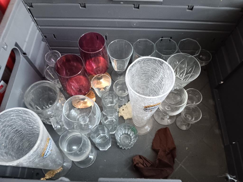 Drinkglazen, Verzamelen, Ophalen, Gebruikt