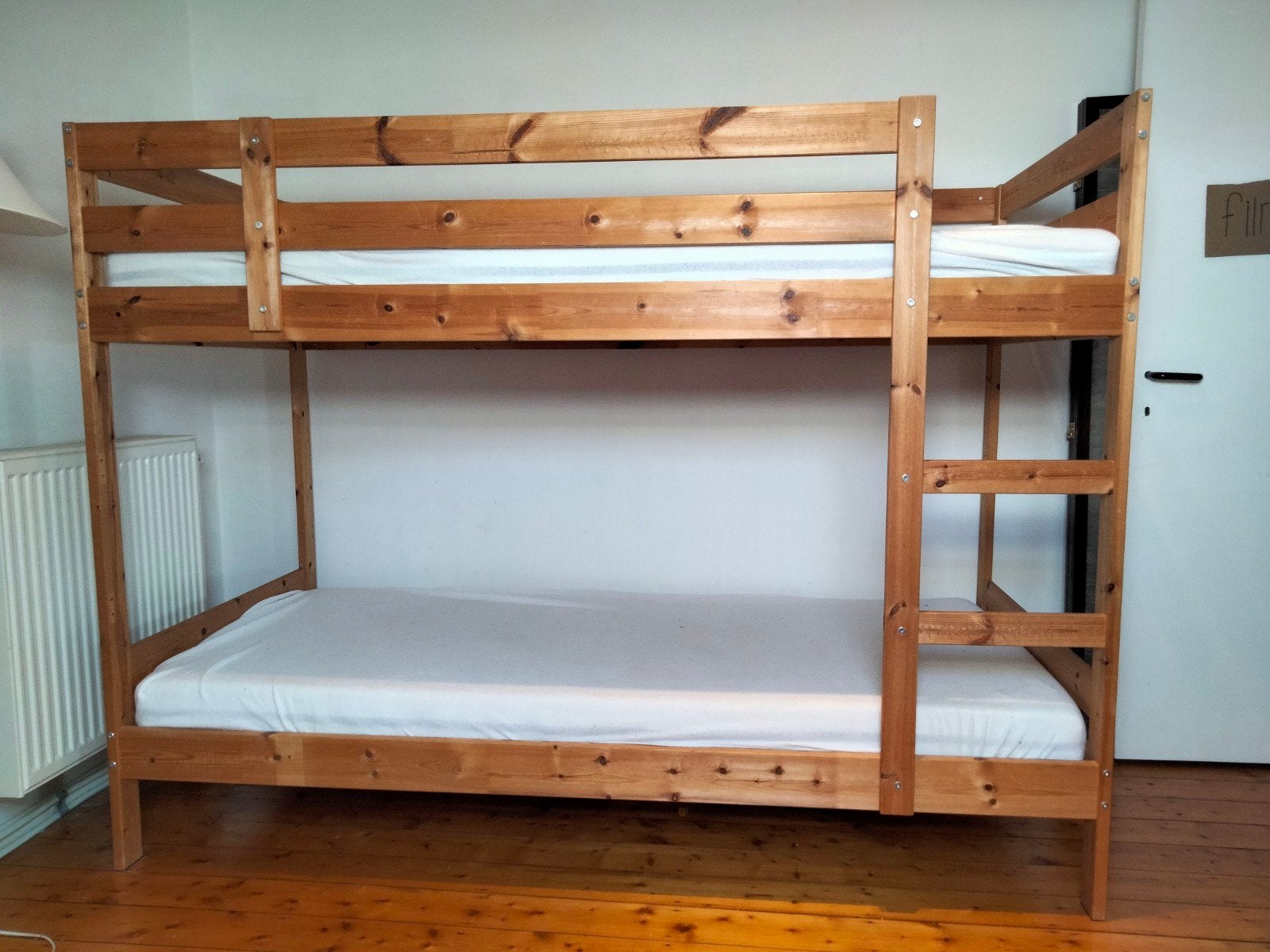 Houten stapelbed, Ophalen, Stapelbed