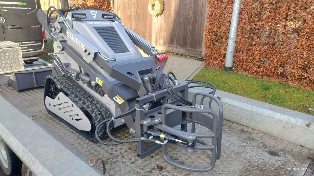 Skidmate SM-480X mini skid steer schranklader bobcat, Ophalen