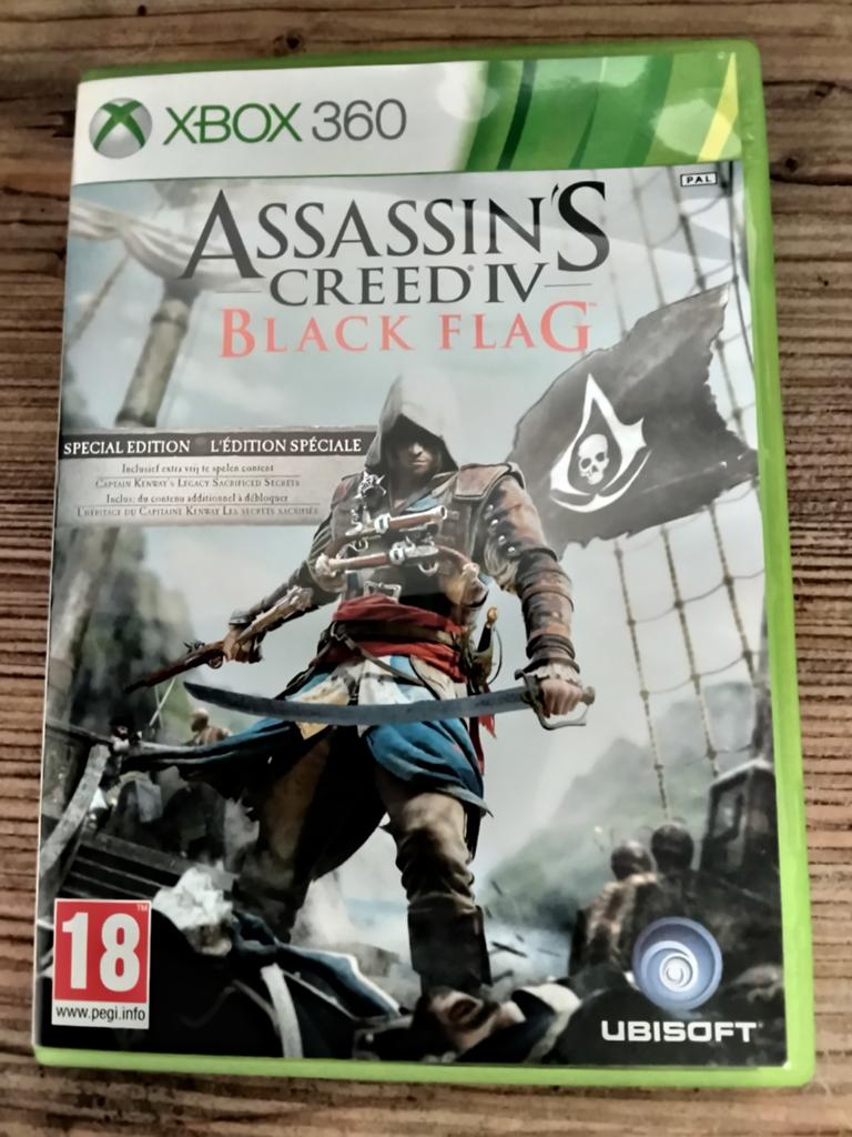Assassin's Creed IV Black Flag - Xbox 360, Games en Spelcomputers, Games | Xbox 360, Zo goed als nieuw, Avontuur en Actie, 1 speler