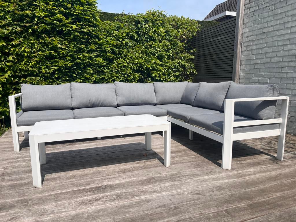 Loungeset Bristol, Tuin en Terras, Ophalen, Aluminium, Loungeset
