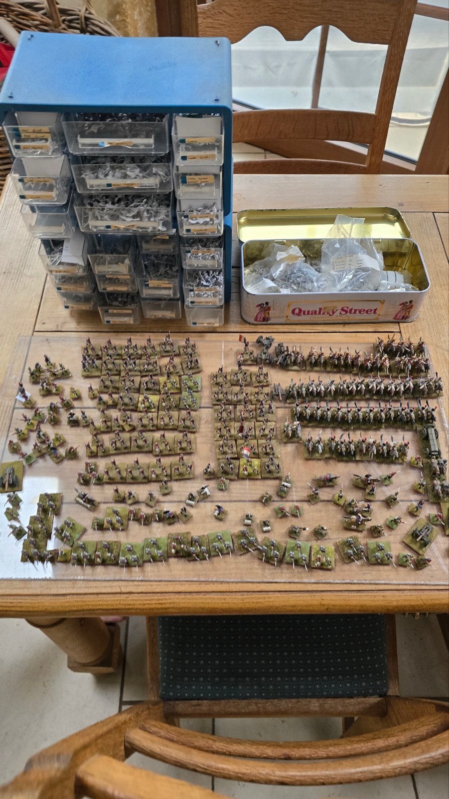 Énorme armée 15mm Napoléonien Minifigs (Métal) — Brut + Pei, Enlèvement ou Envoi