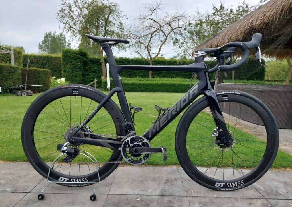 Merida Reacto 9000E  m58, Fietsen en Brommers, Ophalen, Carbon, Zo goed als nieuw, 57 tot 61 cm