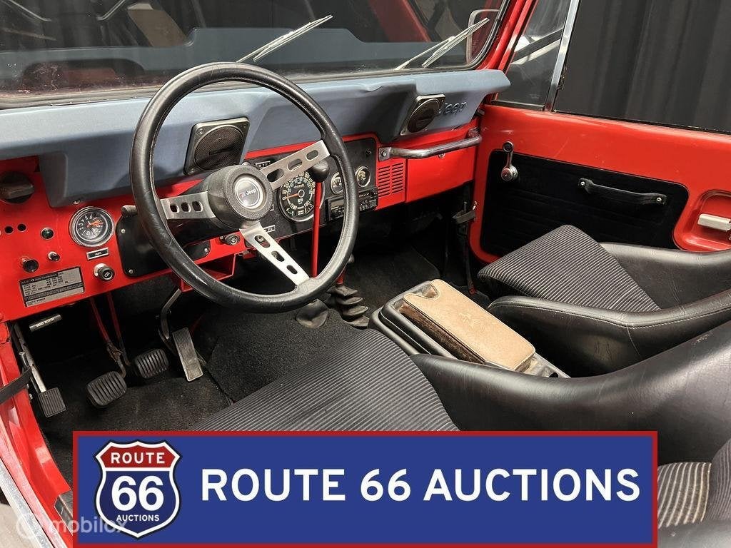 Jeep CJ-7 | 1978 | Route 66 Auctions, Autos, Jeep, Achat, Entreprise, Boîte manuelle