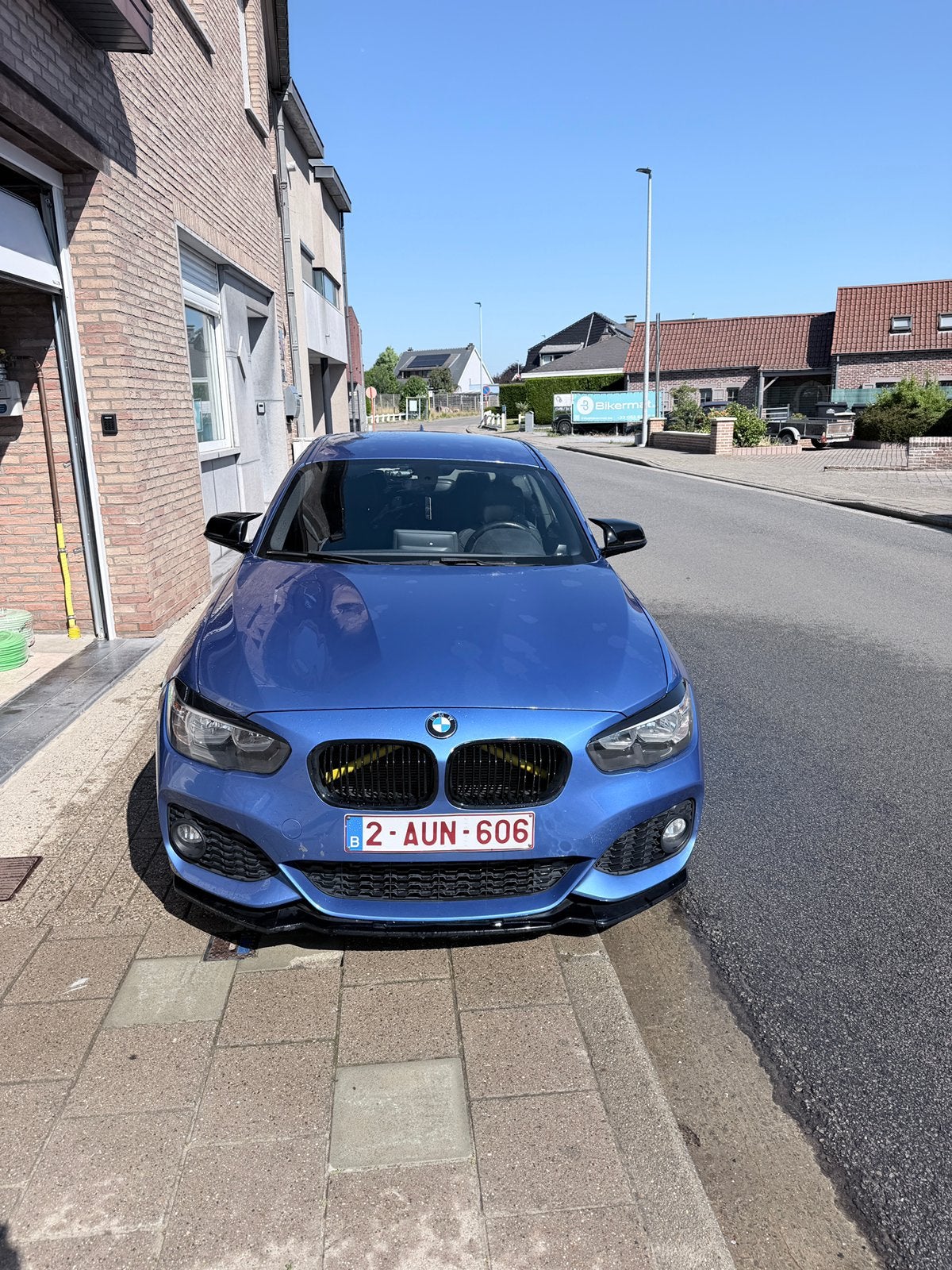 Bmw 116i F21 van 2017, Auto's, Blauw, Alcantara, 1200 kg, 1500 cc