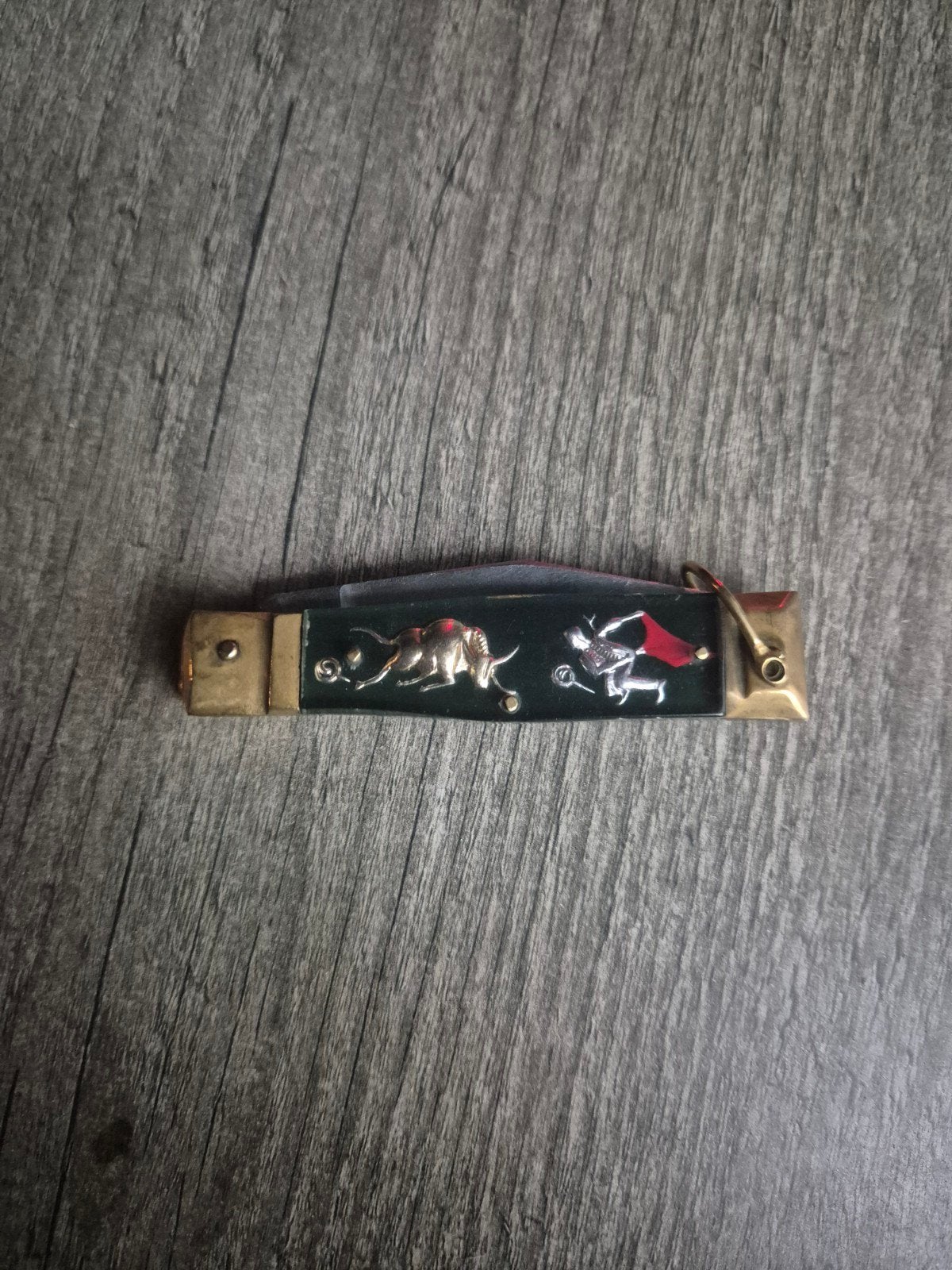mes met gouden stiertje, Ophalen of Verzenden