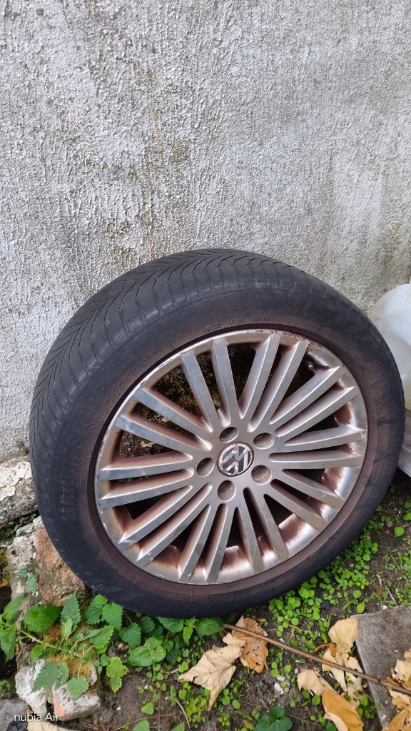 225/50R17 98V Volkswagen originele velg, Auto-onderdelen, Ophalen, Gebruikt, Velg(en), 17 inch