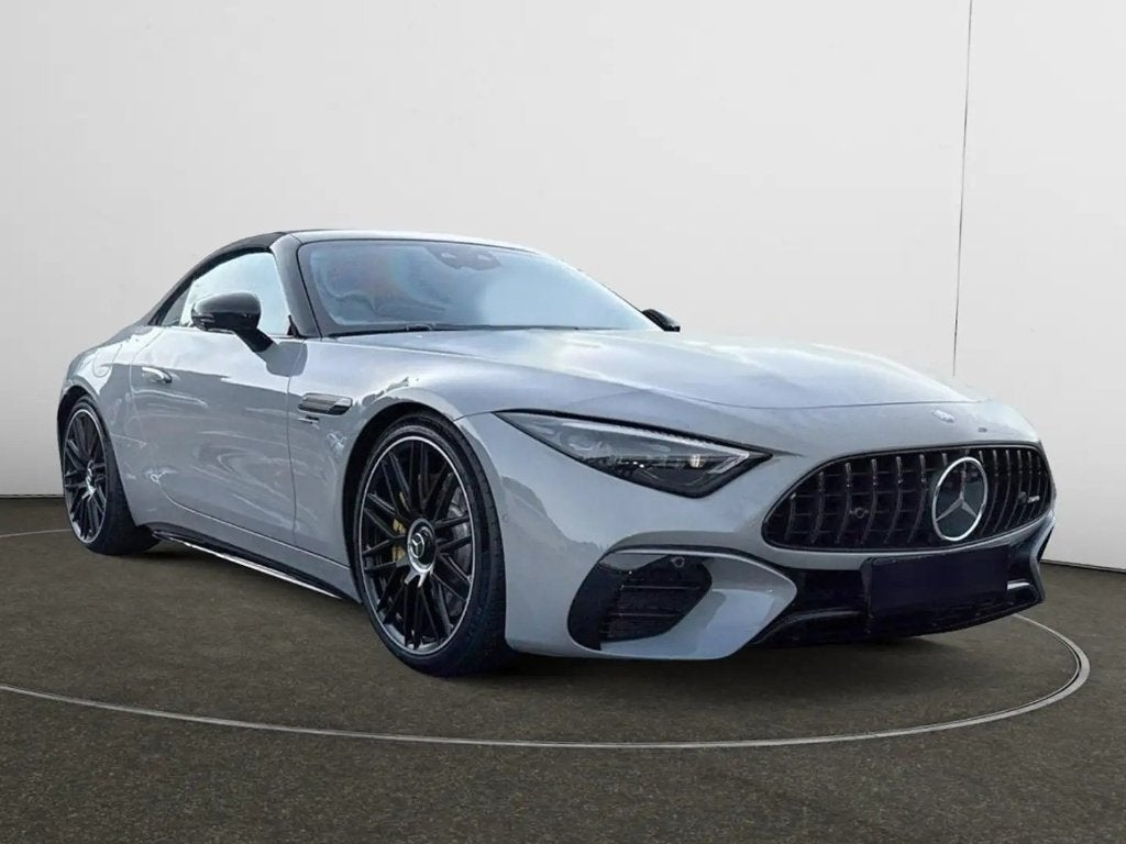 mercedes SL 43 AMG  hybride/ burmester/21"/alpine grey /full, Autos, Cuir, Argent ou Gris, Achat, Euro 6
