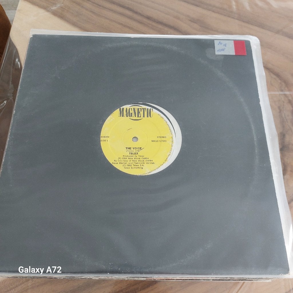 telex the voice 12 inch maxi, Gebruikt, Maxi-single, 1980 - 1989, Ophalen of Verzenden