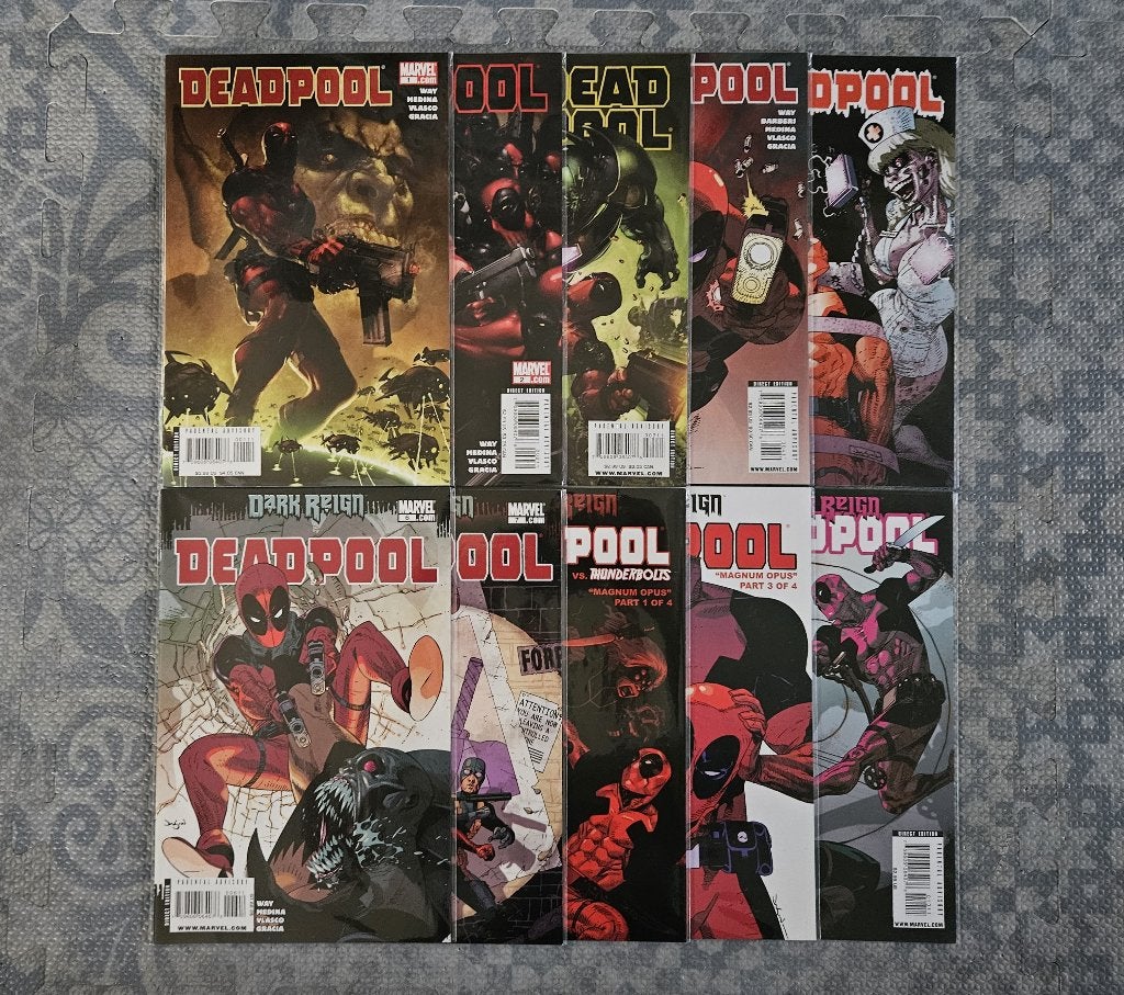 Deadpool (vol.4) #1-10 (2008), Livres, BD | Comics, Neuf, Enlèvement ou Envoi, Série complète ou Série, Amérique