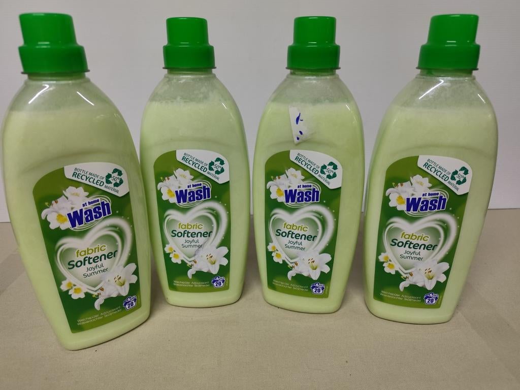 Wasverzachter: zomer. 4 flessen van 750 ml., Huis en Inrichting, Schoonmaakartikelen, Ophalen
