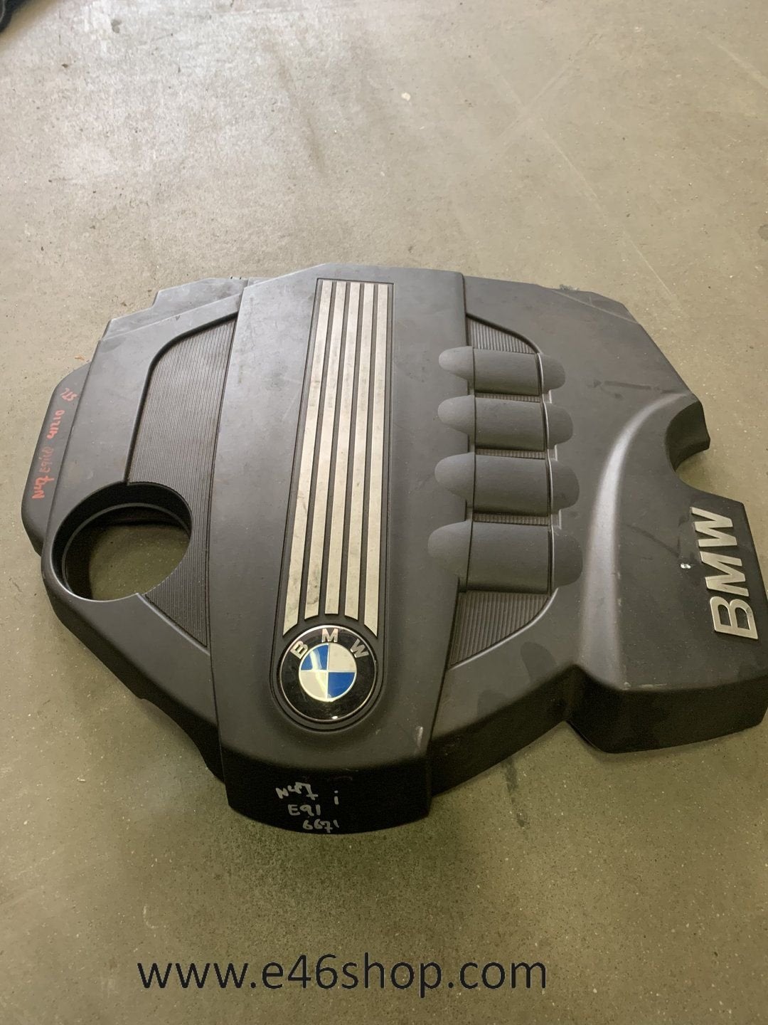 AFDEKPLAAT MOTOR BMW E90 E91 N47 DIESEL OE 4731149, Auto-onderdelen, Motor en Toebehoren, BMW, Gebruikt, Ophalen of Verzenden
