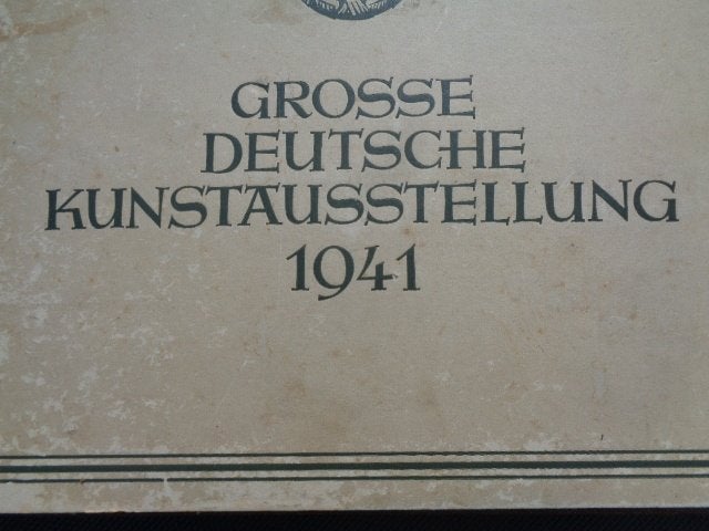 WO 2 Gigantische kunstmap Deutsche kunst 1941, Enlèvement ou Envoi, Autres, Objet d'art