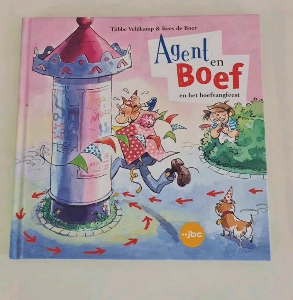 Boek : Agent en boef en het boefvangfeest / Tjibbe Veldkamp, Boeken, Kinderboeken | Jeugd | 10 tot 12 jaar, Ophalen of Verzenden