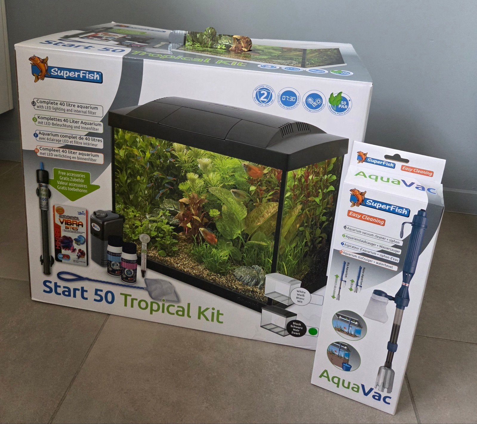 Aquarium en toebehoren als nieuw, Ophalen