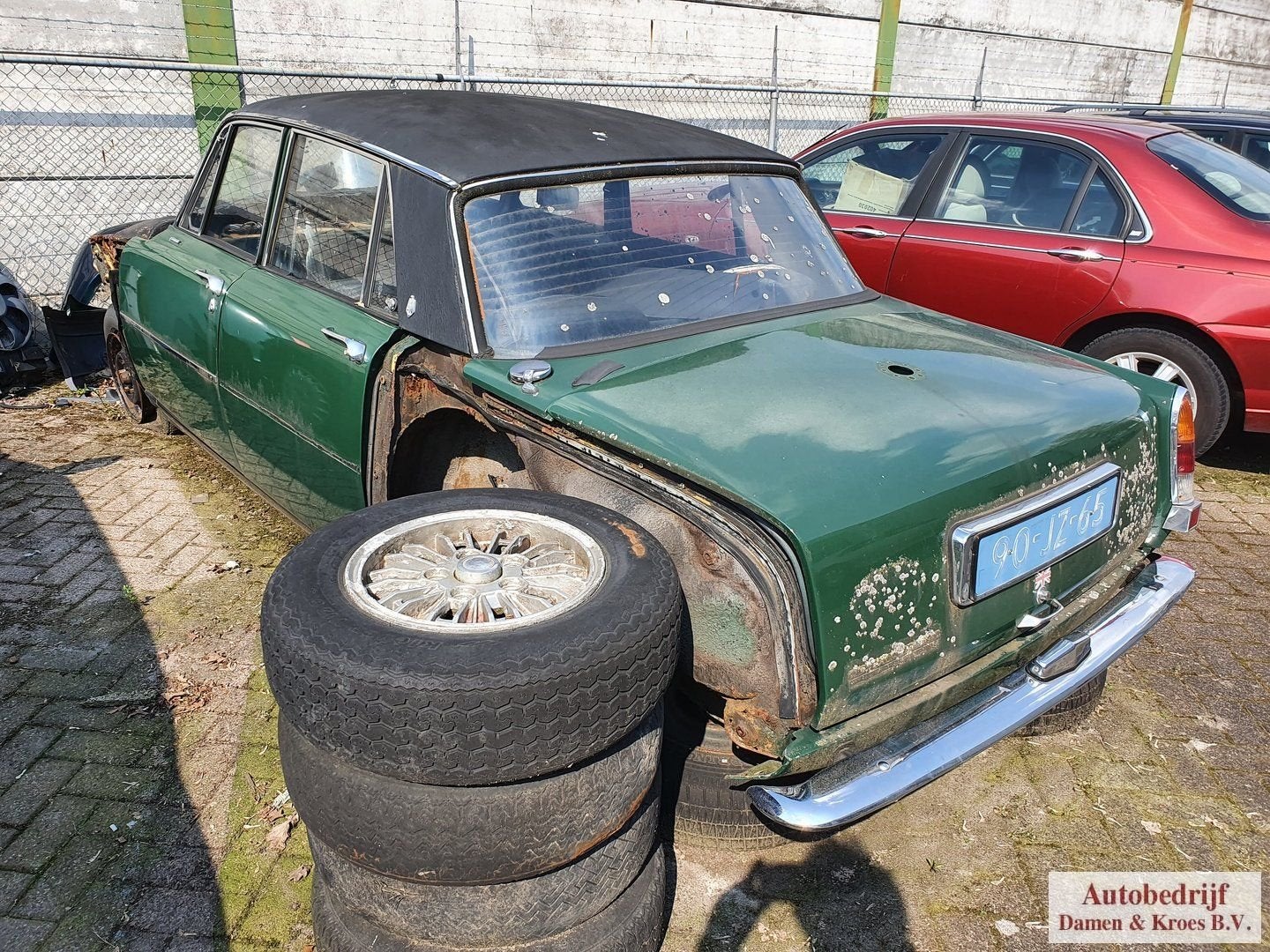 Rover 3500 groen green sedan 4 deurs voor onderdelen, -, -, Ophalen of Verzenden, -