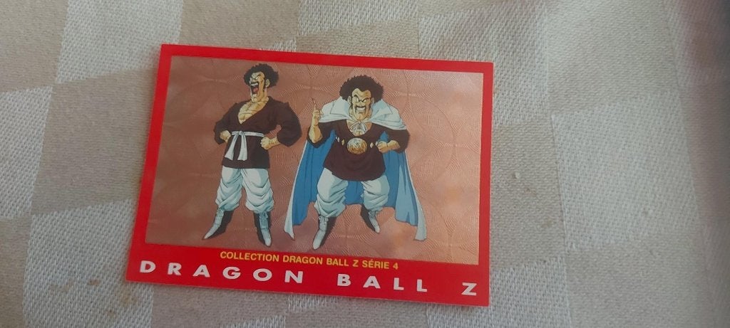 Dragonball Z, carte à paillettes, ligne rouge, Mr. Satan, Hobby & Loisirs créatifs, Enlèvement ou Envoi, Neuf, Cartes en vrac