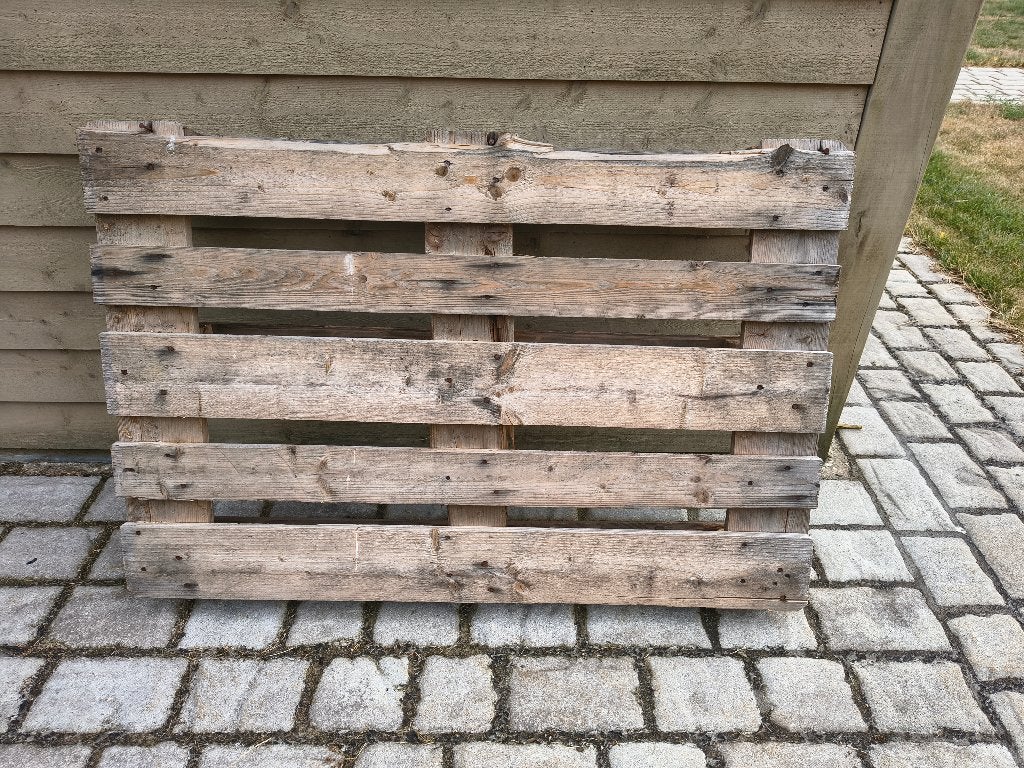 Houten pallet, Bricolage & Construction, Bois & Planches, 50 mm ou plus, Moins de 200 cm, Enlèvement, Utilisé