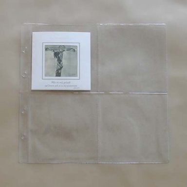 10 feuilles avec 4 cases pour cartes de prière modernes, Envoi