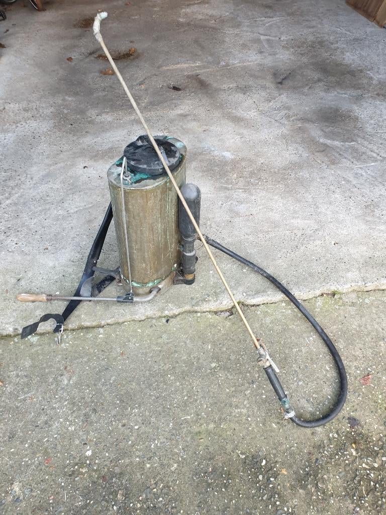 antieke rugsproeier, Jardin & Terrasse, Pesticides, Enlèvement, Utilisé, Répression des mauvaises herbes