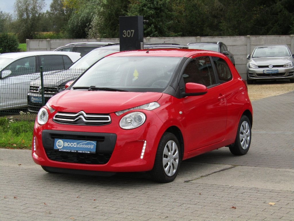 Citroen C1 1.0 VTi met slechts 59 000km, Voorwielaandrijving, 4 zetels, Stof, Elektrische ramen